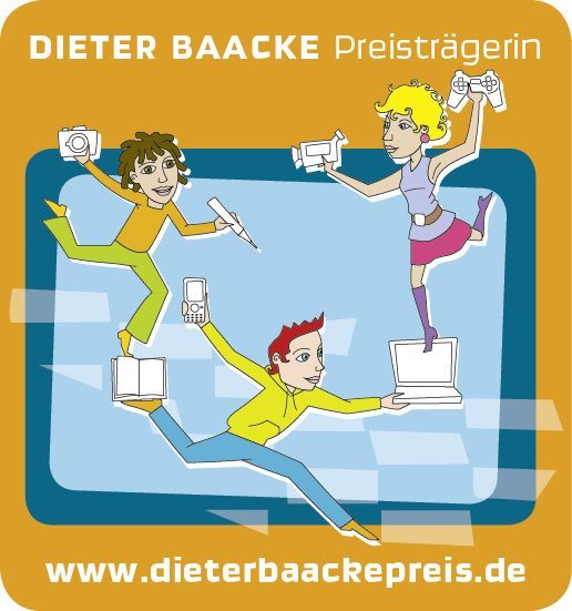 Logo des Dieter Baacke Preises mit Link: www.dieterbaackepreis.de