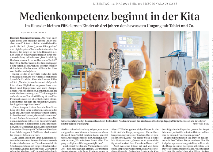 Medienkompetenz beginnt in der Kita