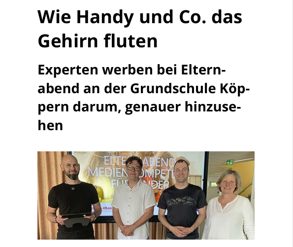 Wie Handy und Co. das Gehirn fluten